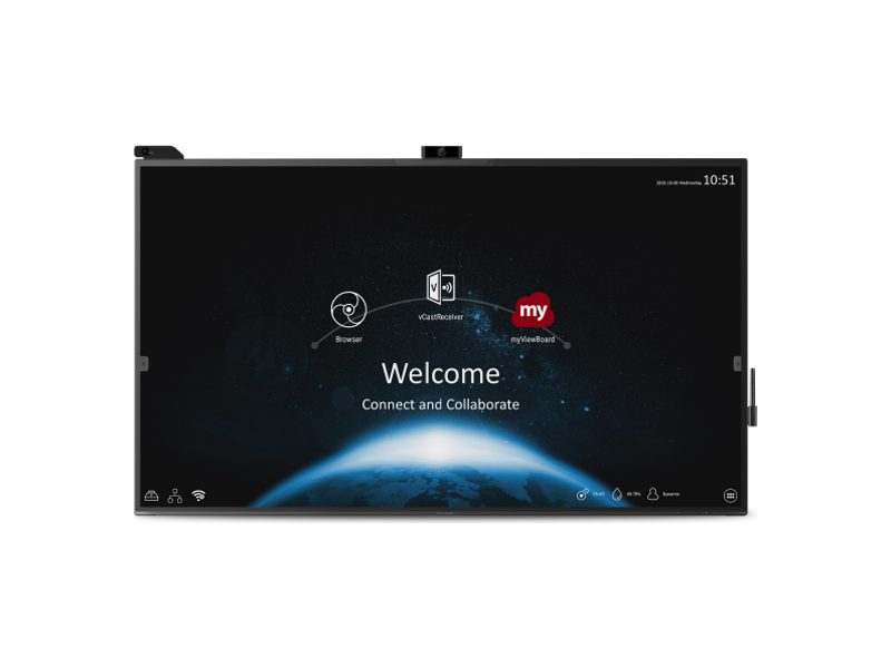 IFP6570  Профессиональная панель (экран) ViewSonic 64.5'' 16:9 3840x2160(UHD 4K), 1, 07B, 8ms, 350 cd/ m2, 5000:1, TOUCH, 5Y