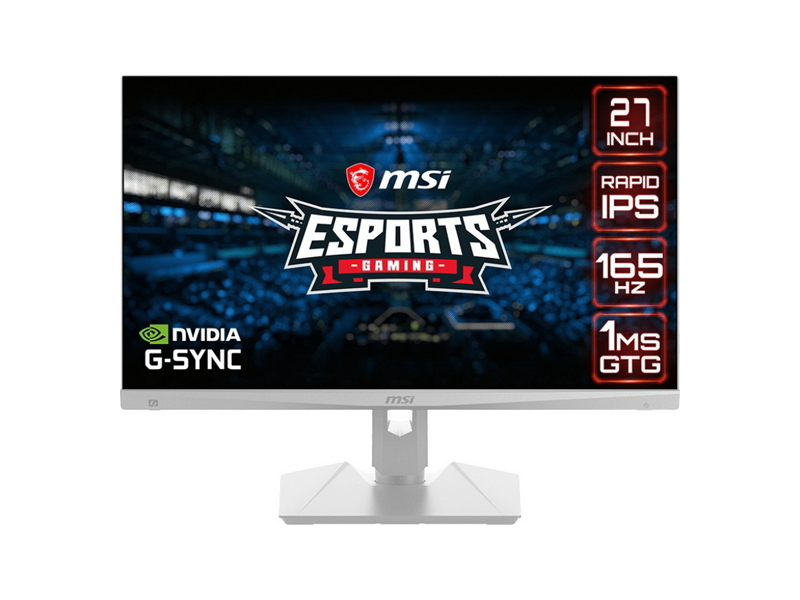 9S6-3CC29H-277  Монитор MSI 27'' MAG 274QRFW White (Rapid IPS, 2560x1440, HDMI+HDMI+DP, 1 ms, 178°/ 178°, 400 cd/ m, 1000:1 (100M:1), 180Hz)