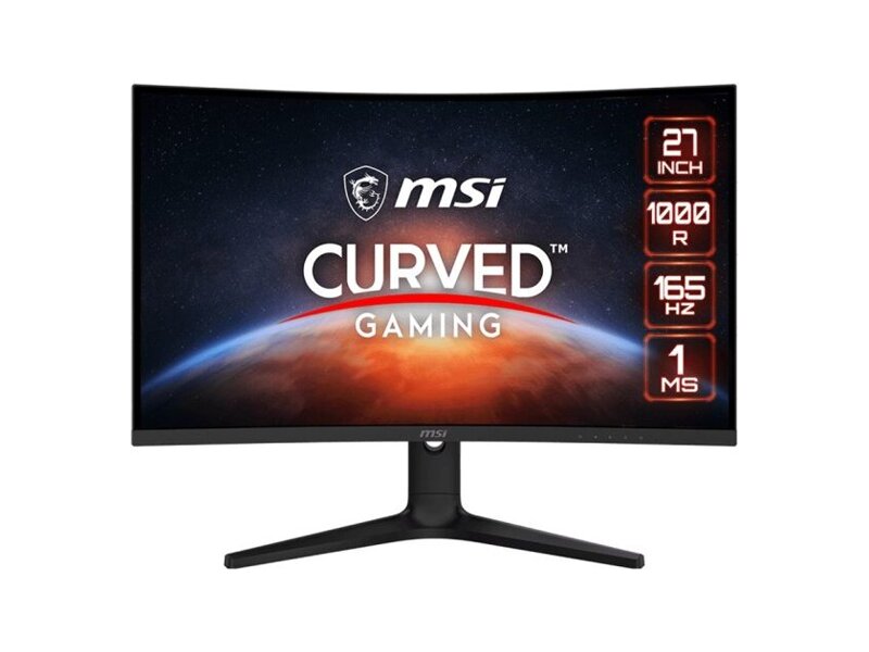 9S6-3CC32H-018  Монитор MSI Optix 27''; G271C Black 3CC3 (VA, 1920x1080, HDMI+HDMI+DP, 1 ms, 178°/ 178°, 300 cd/ m, 3000:1 (100M:1), 165Hz, Curved)