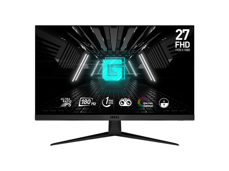 9S6-3CD61T-009  Монитор MSI 27'' G2712F Black (Ultra Rapid IPS, 1920x1080, HDMI+HDMI+DP, 1 ms, 178°/ 178°, 300 cd/ m, 3000:1 (100M:1), 180Hz)