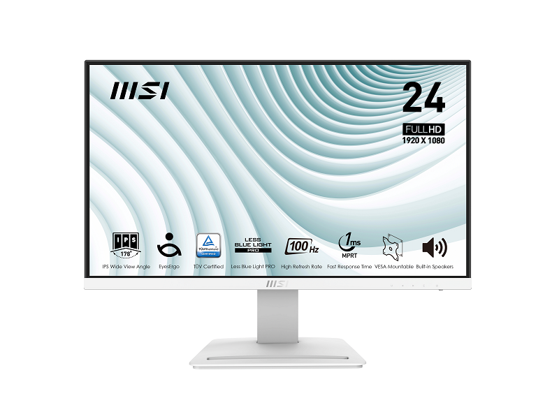 9S6-3PB49H-045  Монитор MSI PRO MP273P 27'' 16:9 FHD(1920x1080)IPS, 5ms(GTG), 1000:1, 100M:1, 250nit, 178/ 178, HDMI 1.4b, DP 1.2a, Speaker, VESA, Tilt, 75Hz, Kensington Lock, 1y