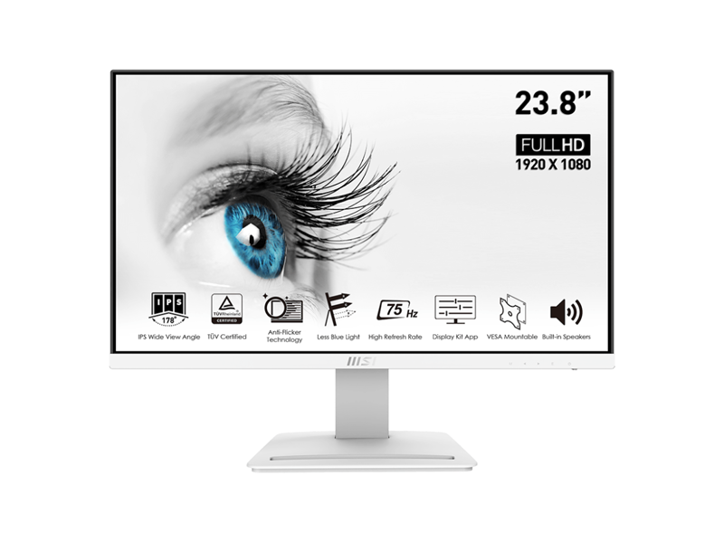 9S6-3PB5CH-090  Монитор MSI PRO MP243W 23.8'' 16:9 1920х1080(FHD) IPS, nonGLARE, NEW