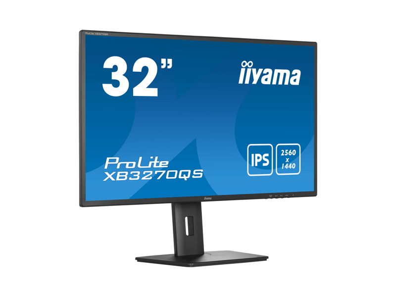 XB3270QS-B5  Монитор LCD 31.5'' 16:9 2560х1440(WQHD) IPS, nonGLARE, 300cd/ m2, H178°/ V178°, 1200:1, 80M:1, 1.07B Color, 4ms, HDMI, DP, Height adj, Tilt, Speakers, Audio out, 3Y, Black