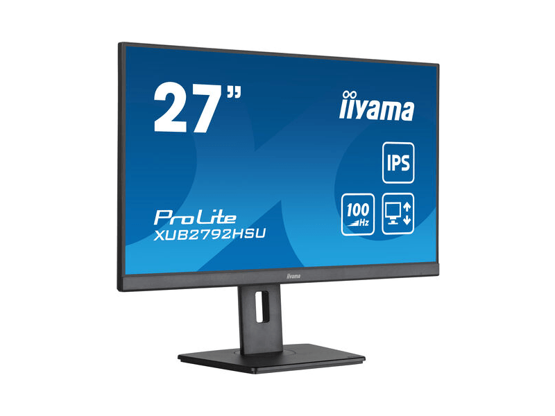 XUB2792HSU-B6  Монитор IIYAMA 27'' XUB2792HSU-B6 (IPS 1920x1080 115Hz 0.4ms 250cd HDMI DisplayPort USB M/ M HAS Pivot)