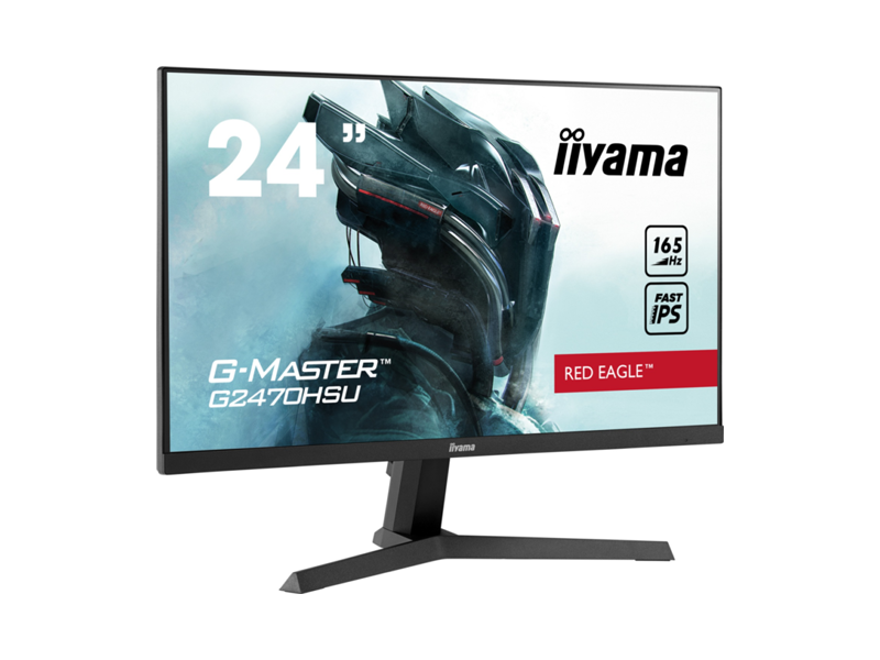 G2470HSU-B1  Монитор Iiyama 23, 8'' G-MASTER G2470HSU-B1 1920x1080@165Гц IPS LED 16:9 0, 8ms HDMI DP 80M:1 1100:1 178/ 178 250cd Tilt Speakers Black A+