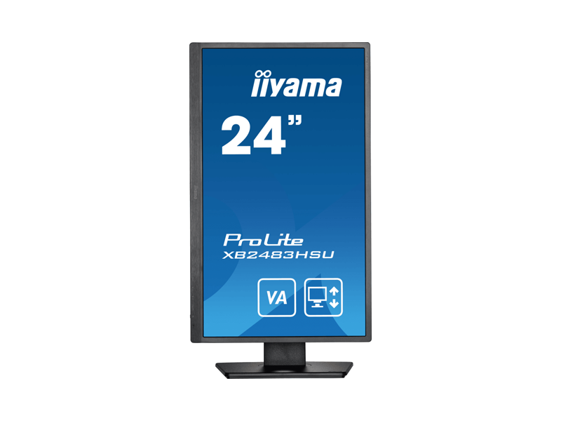 XB2483HSU-B5  Монитор Iiyama 23.8'' ProLite XB2483HSU-B5 черный VA LED 4ms 16:9 HDMI M/ M матовая HAS Piv 3000:1 250cd 178гр/ 178гр 1920x1080 DP FHD USB 9.4кг 1