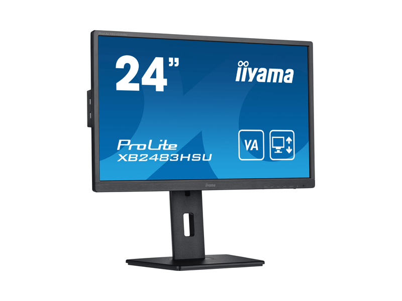 XB2483HSU-B5  Монитор Iiyama 23.8'' ProLite XB2483HSU-B5 черный VA LED 4ms 16:9 HDMI M/ M матовая HAS Piv 3000:1 250cd 178гр/ 178гр 1920x1080 DP FHD USB 9.4кг