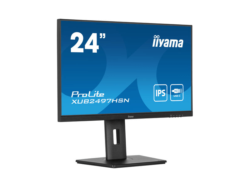 XUB2497HSN-B1  Монитор Iiyama XUB2497HSN-B1 ProLite 110 23.8'' черный IPS LED 16:9 матовая 1300:1 250cd 178гр/ 178гр 1920x1080 100Hz DP HDMI 4xUSB RJ45