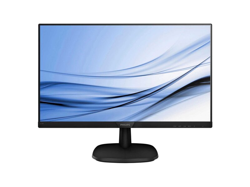 273V7QSB  Монитор Philips 27'' [16:9] 1920х1080 IPS, nonGLARE, 250cd/ m2, H178°/ V178°, 10М:1, 8ms, VGA, DVI, Tilt, 2Y, Black 273V7QSB (00/ 01)