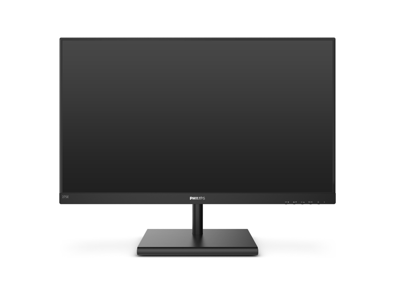 275E1S  Монитор PHILIPS 27'' 275E1S черный (IPS 2560x1440 75Hz 4ms 178/ 178 1000:1 250cd 8bit D-Sub HDMI1.4 DisplayPort1.2 FreeSync AudioOut VESA) 2