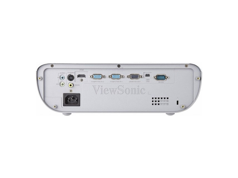 PJD5353LS  Проектор ViewSonic PJD5353LS DLP, XGA (1024x768), 3000Lm, 22000:1, 2*VGA, HDMI, mini-USB, 2W speaker, Short-throw, Lamp life 10000h, Noise 27dB (Eco), 2.2кг, White, VS15875 1