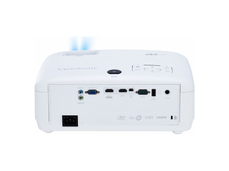 PX747-4K  Проектор ViewSonic PX747-4K DLP, 4K UHD (3840x2160), 3500Lm, 12000:1, 2*HDMI, USB, 10W speaker, 120Hz, Lamp life 15000h, Noise 27dB (Eco), 4.2кг, White 1