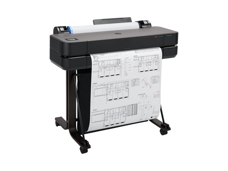 5HB09A  Плоттер HP DesignJet T630, 24'', цветной (4 цветов), струйный A1+, А1 макс. 30 сек./ стр., USB/ Ethernet/ Wi-Fi