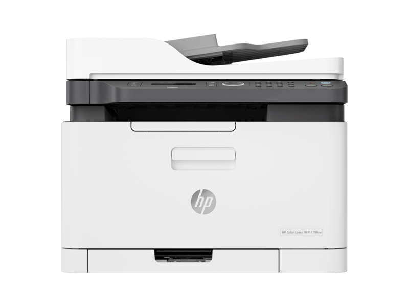 4ZB97A  МФУ лазерное HP 4ZB97A Color Laser 179fnw (A4) Printer/ Scanner/ Copier/ Fax/ ADF 600 dpi, 18/ 4 ppm, 800 MHz, 128 Mb, tray 150 pages, USB, Ethernet, WiFi, Duty cycle 20 000 pages