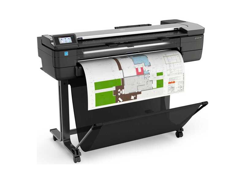 F9A30D  МФУ HP DesignJet T830 MFP F9A30D 36'', цветной, струный, 25 стр/ мин, 2400x1200dpi, 1GB, Wi-Fi, BT, USB, RJ45