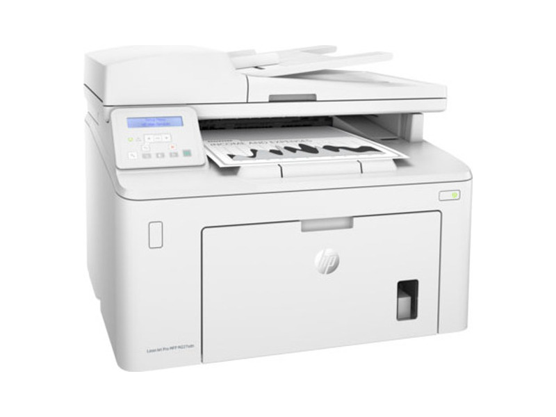 G3Q74A#B19  МФУ HP LaserJet Pro MFP M227sdn (p/ c/ s, A4, 1200dpi, 28ppm, 256Mb, 2 trays 250+10, Duplex, ADF 35 sheets, USB/ Eth, Flatbed, white, Cartridge 1600 pages in box, 1 warr, repl. CF486A)