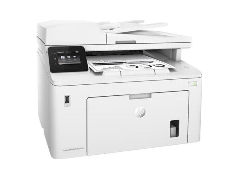G3Q75A#B19  МФУ HP LaserJet Pro MFP M227fdw (p/ c/ s/ f, A4, 1200dpi, 28ppm, 256Mb, 2 trays 250+10, Duplex, ADF 35 sheets, USB/ Eth/ WiFi/ NFC, Flatbed, white, Cartridge 1600 pages in box, 1 warr, repl. CF485A)