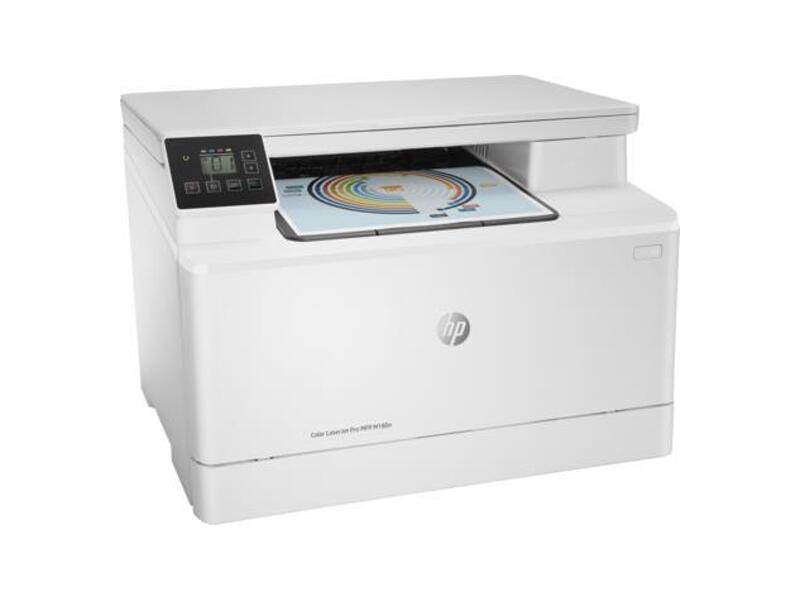 T6B70A#B19  МФУ HP Color LaserJet Pro MFP M180n (p/ c/ s, A4, 600dpi, 16/ 16ppm, 128 Mb, 1 tray 150, USB/ LAN, Flatbed scaner, 4 Cartridges 800 pages in box, repl. CF547A )