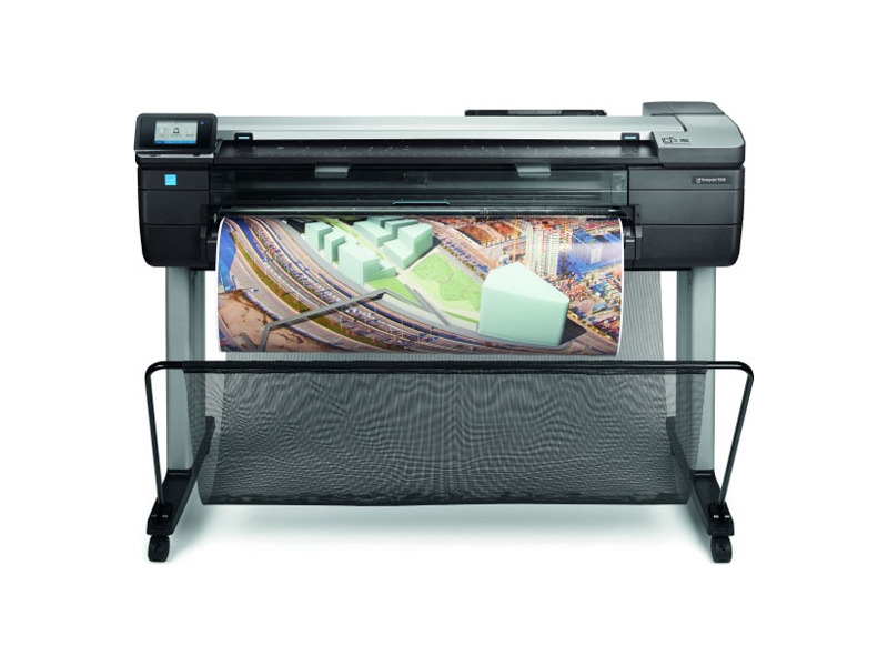 F9A30A#B19  Плоттер HP DesignJet T830 MFP (p/ s/ c, 36'', 4color, 2400x1200dpi, 1Gb, 25spp(A1 drawing mode), USB/ GigEth/ Wi-Fi, stand, media bin, rollfeed, sheetfeed, tray50 (A3/ A4), autocutter, Scanner: 600dpi, 36x109'')