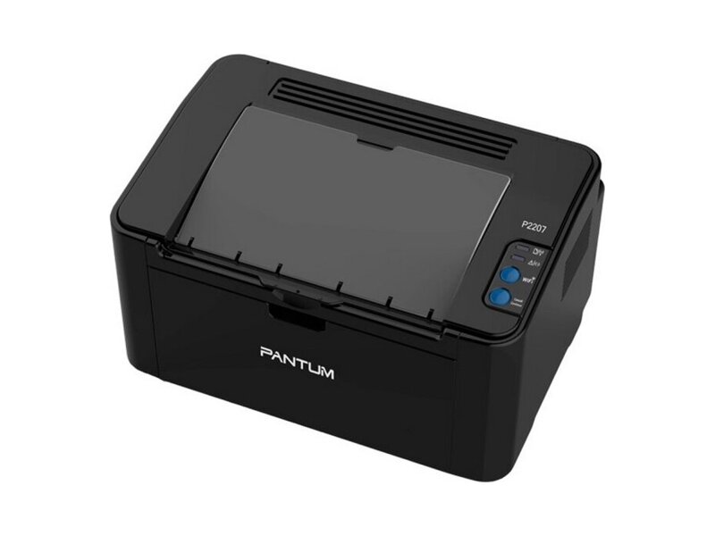P2207  Принтер Pantum P2207 Принтер, Mono Laser, А4, 20 стр/ мин, 1200 X 1200 dpi, 128Мб RAM, лоток 150 листов, USB, черный корпус