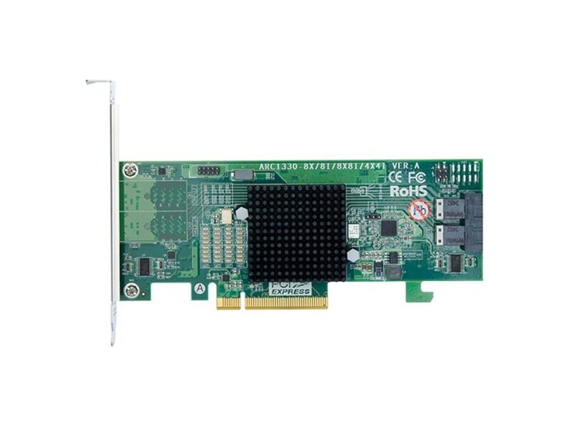 ARC-1330-8i Areca Host adapter ARC-1330-8i PCI-E Gen3 x8 LP SAS/ SATA 12G, HBA, 8x2int SFF8643
