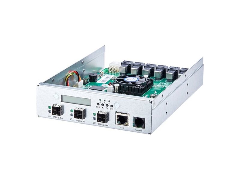 ARC-8028-24  Модуль Areca ARC-8028-24 Expander SAS/ SATA 12G, 12 external port (3x SFF8644), 24 internal ports (6x SFF8643), 6xSFF8643-SFF8087