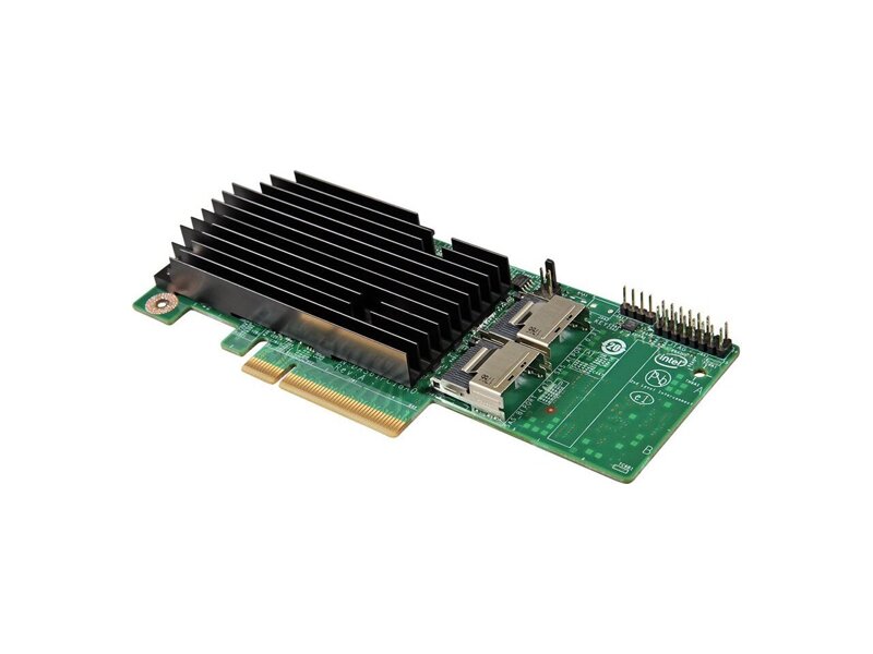RMS25KB080  Intel RAID Module RMS25KB080 8 int ports PCI Express 2.0 x8 SAS/ SATA 6G LSI2308 RAID 0, 1, 1E, 10