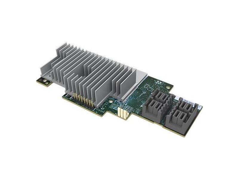 RMS3VC160  Intel RAID Module RMS3VC160 16 int ports PCI Express 3.0 x8 SAS/ SATA 12G Avago3216 JBOD