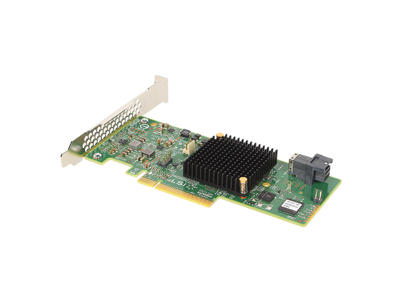 05-26105-00H  Контроллер RAID LSI MegaRAID SAS 9341-4i SGL (LSI00419 / 05-26105-00(H) PCIe 3.0 x8 LP, SAS/ SATA 12G, RAID 0, 1, 5, 10, 50, 4port(1*int SFF8643), 3008ROC