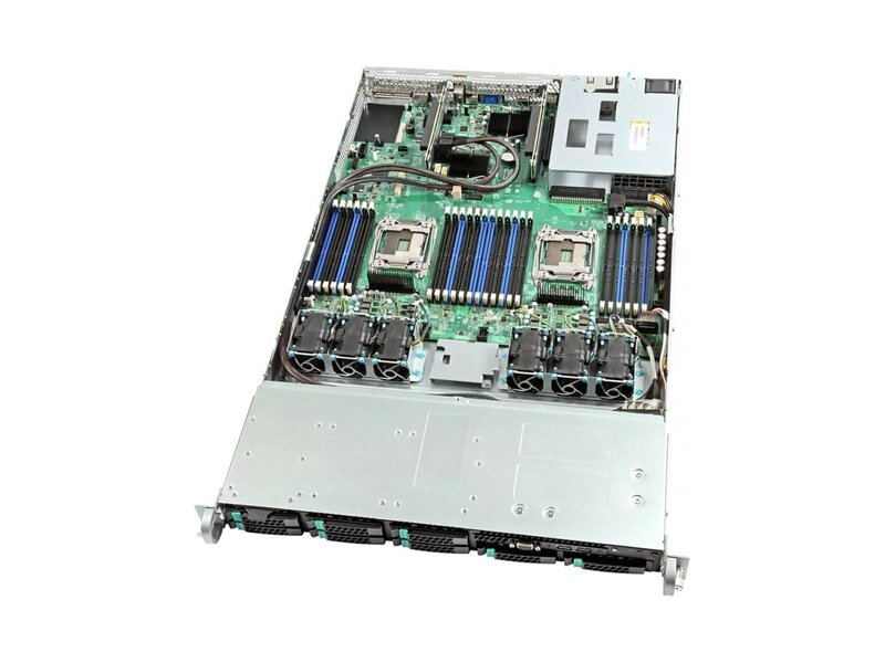 R1208WFTZSR  Intel Server System R1208WFTZSR 1U, 2 x Socket 3647, Xeon SP CLX, Intel C624, 24xDDR4 ECC REG DIMMs 2133/ 2400/ 2666/ 2933 MHz, DCPMM Support, 2 х 10-Gbe, 8xHS HDD 2, 5'' SATA/ SAS/ NVMe, 2xPCI-E x16+IOM Conn+RM Conn, OCP support, 1x1300 Wt (1+0), no rails