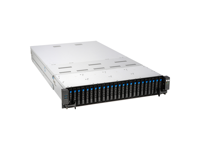 90SF01G3-M00XR0  Серверная платформа ASUS RS720A-E11-RS24U AMD EPYC 7003 2U dual-socket server that supports up to 32 DIMM, four dual-slot GPUs (GPU SKU), 24 NVMe, nine PCIe 4.0 slots, OCP 3.0, M.2 and ASUS ASMB10-iKVM 1.6KW 24NVMe OCP