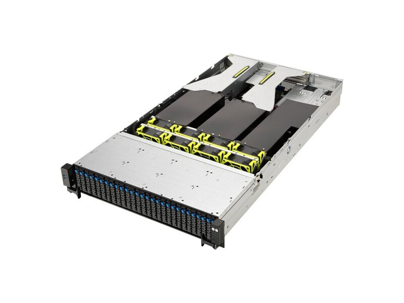 90SF01Q2-M003H0  ASUS Server RS520A-E11-RS24U 2U 1x AMD EPYC 7002/ 7003, 16x RDIMM/ LR-DIMM/ 3DS 3200, 6x SAS/ SATA + 12x NVMe, support 16xNVME to motherboard, GPU support, 2x 1600W