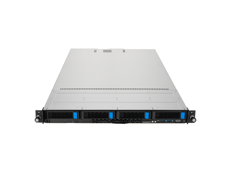 90SF01U1-M00120  ASUS RS700-E11-RS4U/ 1U/ Intel Xeon Scalable 4th/ 5th/ C741/ 32xDDR5 4800MHz Max/ 4x3.5''hot-swap bay/ 4 x NVMe/ SATA/ SAS/ Pce G5 x16 FHFL/ USB3.2/ VGA/ RJ45 Management/ RJ45 Lan