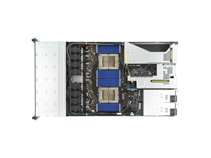 90SF02D1-M00MC0  Серверная платформа ASUS RS700A-E12-RS12U/ 1U/ 2xAMD EPYC 9004/ 24xDIMM DDR5 4800 MHz/ 12 x 2.5'' NVMe/ SATA/ SAS/ PCI-E Gen4 x8 LP/ PCI-E Gen5 x16 LP/ 2xPCI-E Gen5 x16 FHFL/ PCI-E Gen4 x8 LP/ PCI-E Gen5 x16 LP/ PCI-E Gen5 x16 FHFL/ OCP 3.0/ 2xUSB/ VGA Por 1