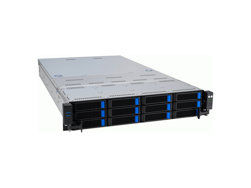 90SF02E1-M00N10 Сервер ASUS RS720A-E12-RS12/ 2U/ 2x AMD EPYC 9004/ SP5/ 24 DIMM DDR5 4800 MHz/ 12x 3.5”/ 2.5'' 4NVMe/ SAS*/ 4NVMe/ SATA/ SAS*/ 4SATA/ SAS/ HS/ 2x M.2/ 8xPCIe Gen5/ 4xUSB/ VGA/ RJ45
