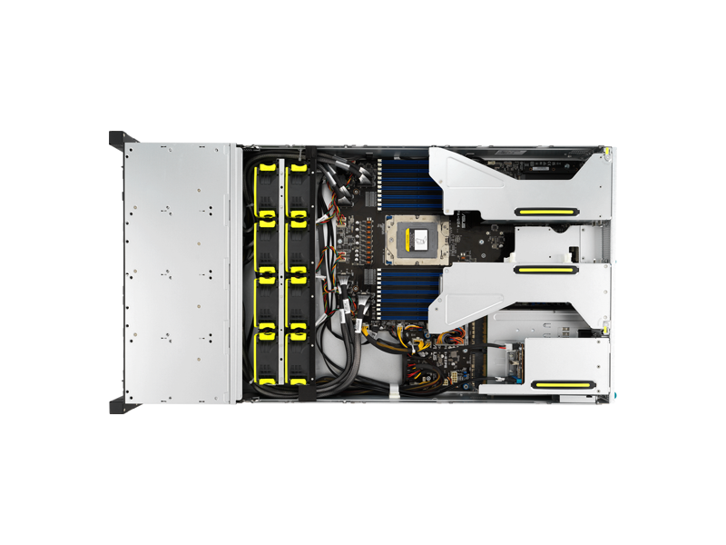 90SF02G1-M00360  ASUS Server RS520A-E12-RS24U/ 1G/ 2U/ AMD EPYC9004/ 24xDIMM DDR5 4800MHz Max/ 24x2.5'' hot-swap drive bays/ 24xNVMex16/ 2xM.2/ 5x PCI-E/ OCP/ 4x USB 3.2/ 2xVGA/ 2xRJ45 1