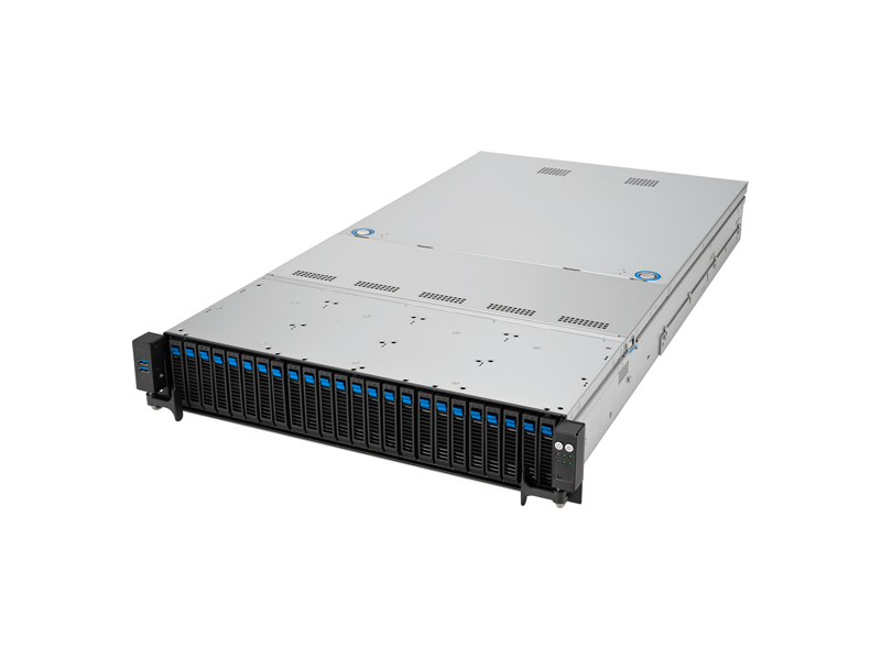 90SF02G1-M00360  ASUS Server RS520A-E12-RS24U/ 1G/ 2U/ AMD EPYC9004/ 24xDIMM DDR5 4800MHz Max/ 24x2.5'' hot-swap drive bays/ 24xNVMex16/ 2xM.2/ 5x PCI-E/ OCP/ 4x USB 3.2/ 2xVGA/ 2xRJ45