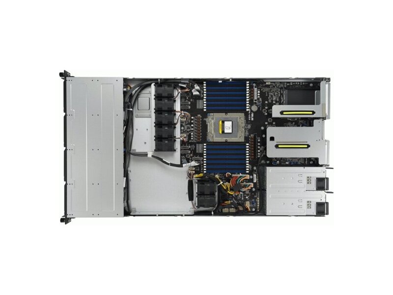 90SF02J1-M000R0  ASUS Server RS500A-E12-RS4U/ 800W/ 4NVMe/ OCP AMD EPYC 9004 single-processor 1U server that supports up to 24 DIMM, 4 NVMe, three PCIe 5.0 slots, OCP 3.0 2