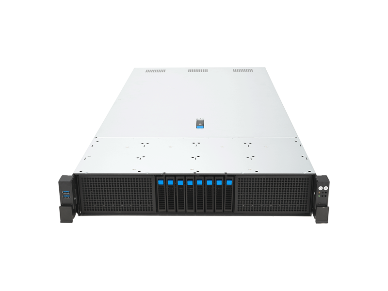 90SF03T1-M000H0  Серверная платформа ASUS / 2U/ Intel Xeon Scalable E12-RS8/ 32xDIMM DDR5 6400 MHz max/ 8 x 2.5''HS/ 8x NVMe/ SATA/ SAS/ 2xM.2 2280/ 2260/ 6 x PCI-E Gen5 x8/ 3 x PCI-E Gen5 x16 FHFL/ 2 x PCI-E Gen5 x16 FHHL/ 2 x OCP3.0 Gen5 x16 SFF/ 4xUSB/ miniDP/ RJ45/ 2x3