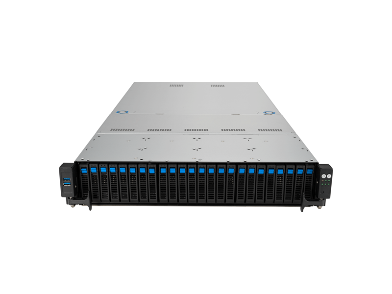 90SF03X1-M000R0  Серверная платформа ASUS RS521A-E12-RS24U/ 2U/ AMD EPYC 9004/ 9005/ 24xDIMM DDR5/ LGA 6096/ 24 x 2.5” HS/ 16x NVMe / 8 xSAS/ SATA/ 2x2.5''/ 2xM.2/ PCI-E Gen5 x8 LP/ 2 x PCIe Gen5 x16, FHFL 4 x PCIe Gen5 x8 FHFL/ 4xUSB/ 2xVGA Port/ 2xRJ45