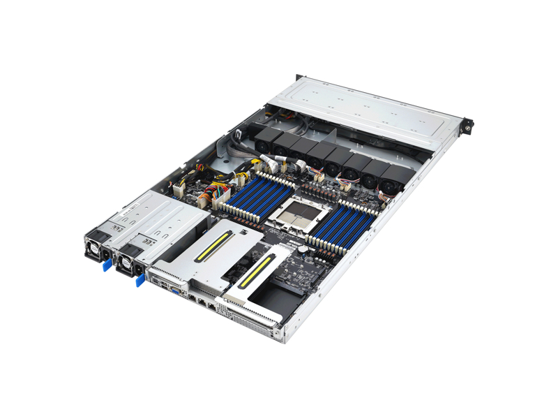 90SF03Y1-M00M50  Серверная платформа ASUS RS501A-E12-RS4U/ 1U/ AMD EPYC 9004/ 9005/ 24xDIMM DDR5 6400 MHz/ 4 x 2.5”/ HS/ 4 x SATA/ SAS/ NVMe/ 2xM.2/ PCI-E Gen5 x8/ x16LP/ HL/ PCI-E Gen5 x16 LP/ HL/ PCI-E Gen5 x16 FH/ HL/ 2 x single-slot GPU/ 2xUSB/ VGA Port/ 2xRJ45/ MLAN/ 2
