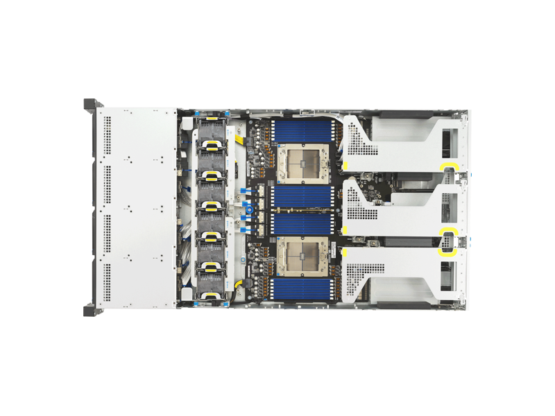 90SF0441-M000J0  ASUS Server RS720A-E13-RS12U/ 2U/ 2xAMD EPYC 9005/ 24xDIMM DDR5 6400 MHz/ LGA 6096P/ 12 x 2.5''/ 3.5”HS/ 12xNVMe/ 4xSATA/ SAS / 8xNVME/ SATA/ SAS/ 2x OCP3.0 Gen5 x16 SFF/ 2x PCI-E Gen5 x16 FHHL/ 6x PCI-E Gen5 x8/ 3x PCI-E Gen5 x16 FHFL/ 4xUSB/ miniDP/ RJ45 1