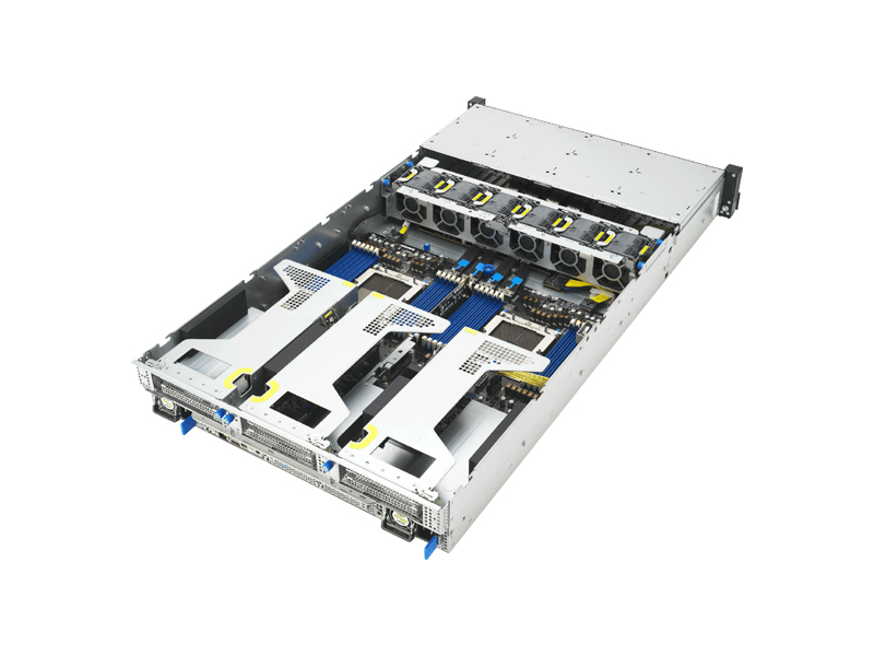 90SF0441-M000K0  ASUS Server RS720A-E13-RS8U/ 2U / 2xAMD EPYC 9005/ 24xDIMM DDR5 6400 MHz/ LGA 6096P/ 8x 2.5”HS/ 8x NVMe/ SATA/ SAS/ 2 x OCP3.0 Gen5 x16 SFF/ 2 x PCI-E Gen5 x16 FHHL/ 6 x PCI-E Gen5 x8 / 3 x PCI-E Gen5 x16 FHFL/ 4xUSB/ miniDP/ RJ45/ 2x2700W 3