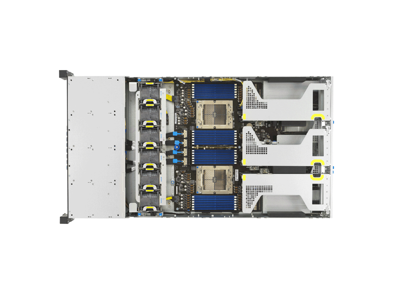 90SF0441-M000K0  ASUS Server RS720A-E13-RS8U/ 2U / 2xAMD EPYC 9005/ 24xDIMM DDR5 6400 MHz/ LGA 6096P/ 8x 2.5”HS/ 8x NVMe/ SATA/ SAS/ 2 x OCP3.0 Gen5 x16 SFF/ 2 x PCI-E Gen5 x16 FHHL/ 6 x PCI-E Gen5 x8 / 3 x PCI-E Gen5 x16 FHFL/ 4xUSB/ miniDP/ RJ45/ 2x2700W 2