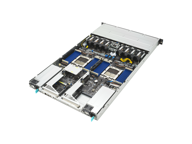 90SF0451-M000N0  ASUS Server RS700A-E13-RS4U/ 1U/ 2xAMD EPYC 9005/ 24xDIMM DDR5 6400 MHz/ LGA6096P/ 4x 2.5”/ 3.5''/ HS/ 4x NVMe/ SATA/ SAS/ 2 x PCI-E Gen5 x16 FHHL/ 2 x OCP3.0 Gen5 x16 SFF/ 4xUSB/ miniDP/ VGA Port/ RJ45/ 2x1600W 2