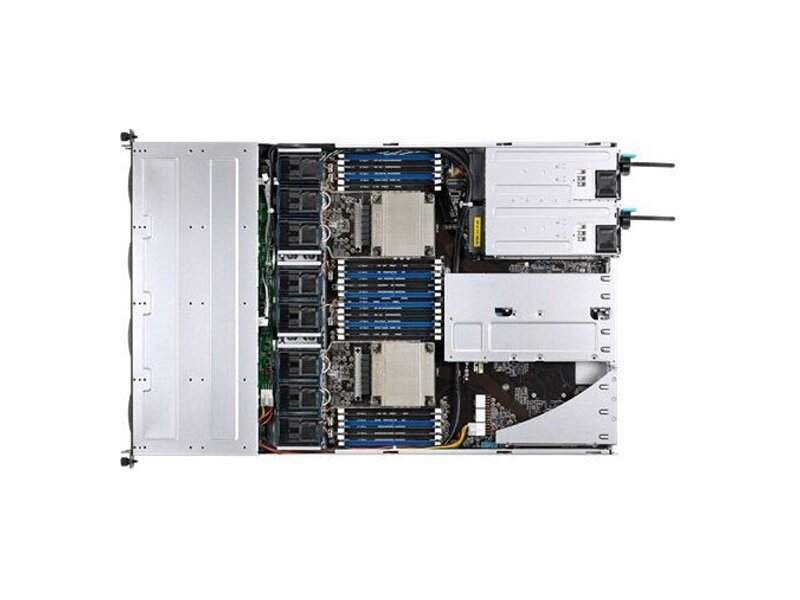 RS700-E8-RS4  ASUS Server RS700-E8-RS4, 1U, 2xS2011-3, C612, 24xDDR4 DIMM 2133MHz ECC Reg, 4x3.5'' HS bays, SATA3 2xmSAS, 2xSATA, 1xM.2, DVDRW, PCI-E 3.0 (x16)FH, (x8)LP, PIKE II slot, OCP Mezzanine slot, VGA, 2GB, ASMB8-iKVM, 2x800W 80+Plat