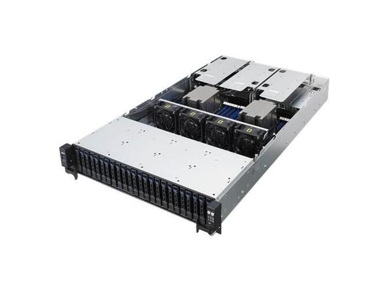 90SF00A1-M00080  ASUS Server RS720A-E9-RS24-E, 2U, AMD EPYC 7000 Series, 16 DIMM, 24x 2.5'' HS, 10 x SATA3 6Gb/ s ports2 x M.2 connector, 800W/ 1200W