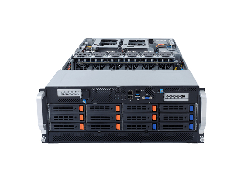 6NG492Z51MR-00-A01  Серверная платформа Gigabyte G492-Z51 4U, 2x LGA4094 AMD EPYC 7002, 8 x 3.5'' NVMe/ SATA/ SAS hs, 32 DIMM, 2 x 10Gb/ s BASE-T, 10 x PCIe x16 (Gen4 x16) + 3x PCIe x16 (Gen4 x16) LP + 1x OCP3.0, 3 x 2200W