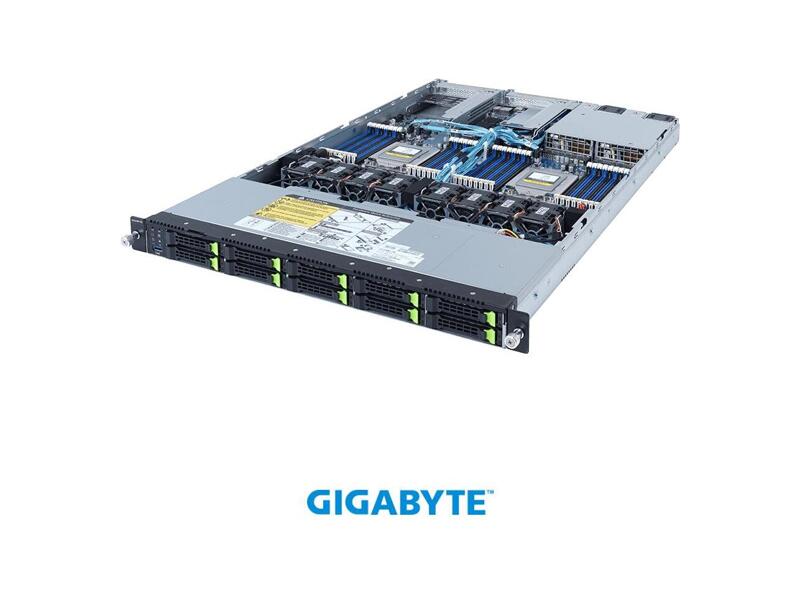 6NR182Z93MR-00  Gigabyte Rack Server R182-Z93 Dual AMD EPYC 7002/ 32x DIMMs/ 2x 1Gb/ s LAN ports/ 1x management port/ 10x 2.5'' Gen4 U.2 SSD bays/ Ultra-Fast M.2 with PCIe Gen4x4 interface/ 2x PCIe Gen4x16 expansion slots/ 1x OCP 3.0 Gen4x16 slot/ 1200W 80 PLUS Platinum r