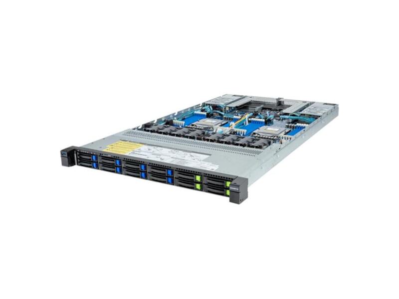 R183-Z92-AAD2  Gigabyte Rack Server 1U R183-Z92-AAD2 2x AMD EPYC 9004 USB 3.2 24x DDR5 2x 1600W 3x M.2 slots 8x2.5'' SAS/ SATA Hot-swap 4x2.5'' NVME/ SATA/ SAS Hot-swap